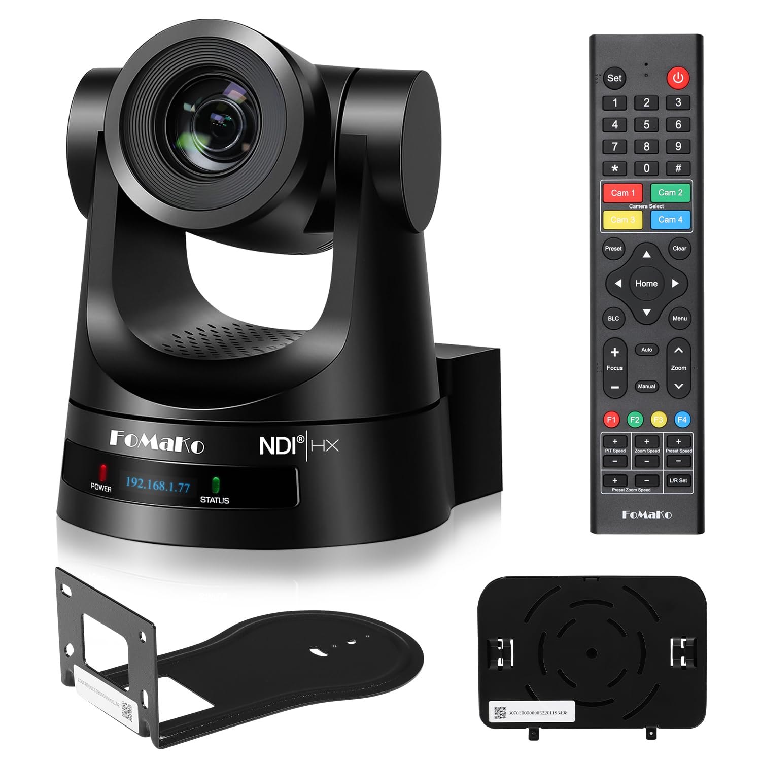 Fomako NDI PTZ Camera KN20A Pro con AI Auto Tracking