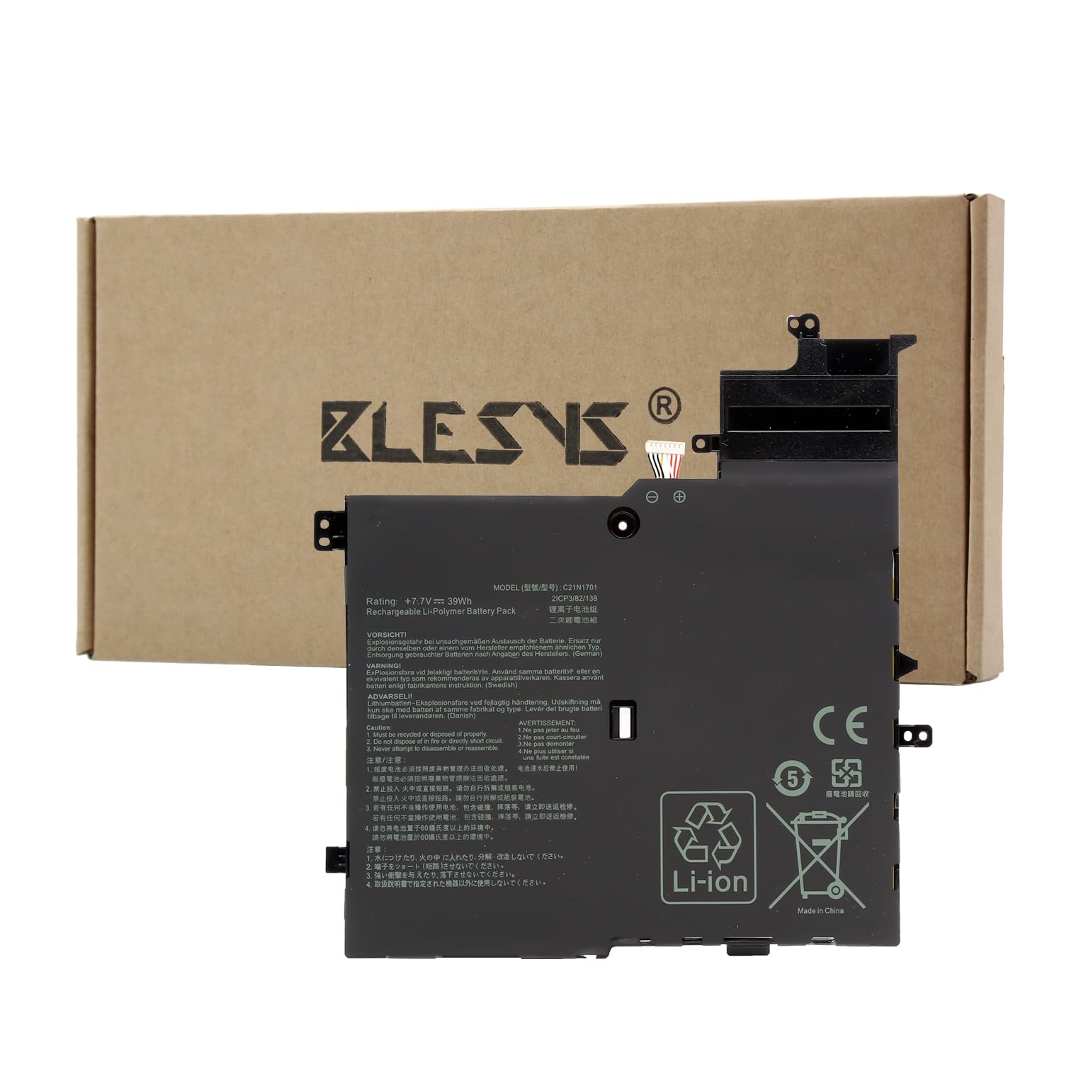 Blesys Batteria C21N1701 per ASUS Vivobook S14 S406U