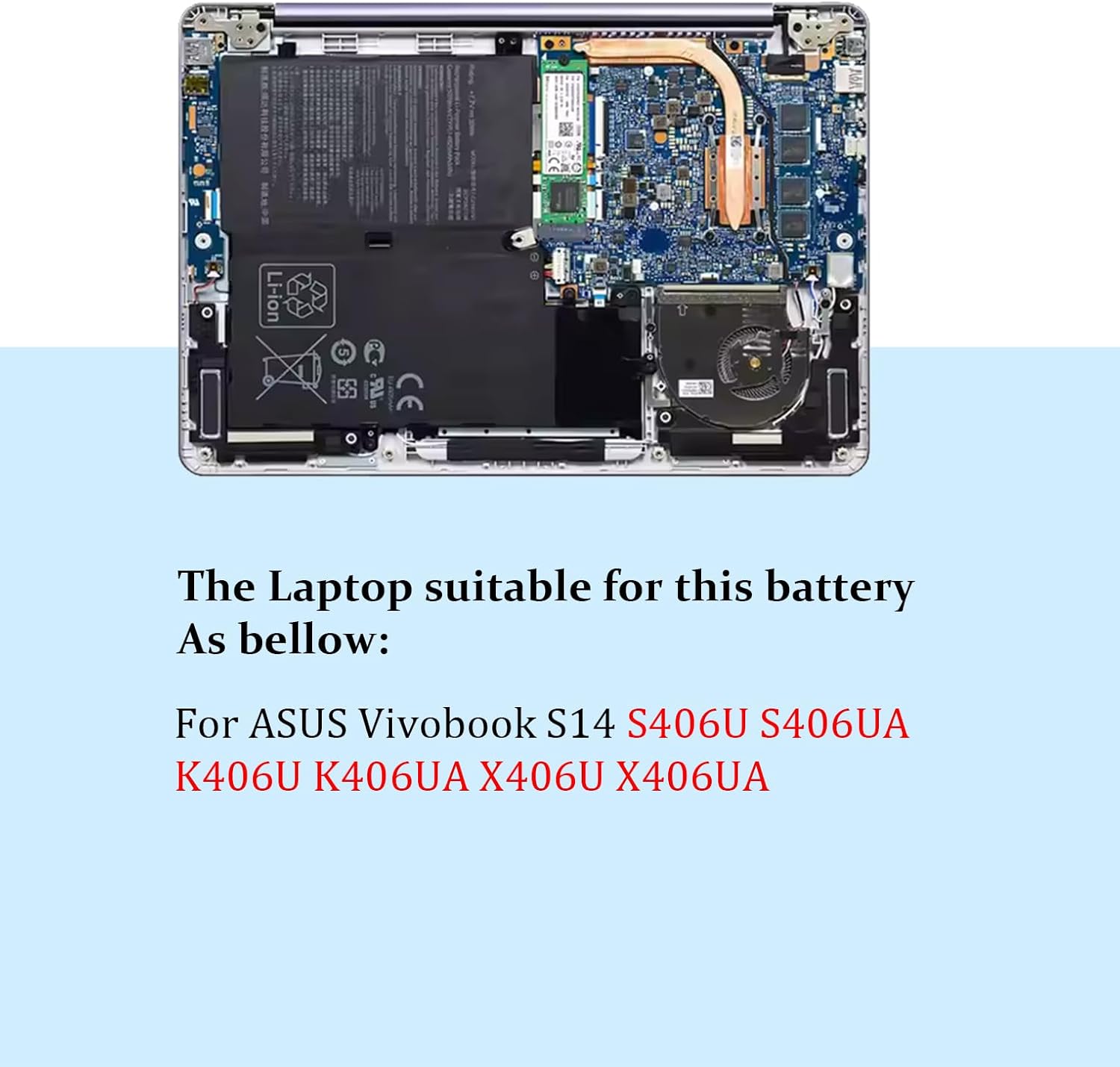 Blesys Batteria C21N1701 per ASUS Vivobook S14 S406U - immagine 3