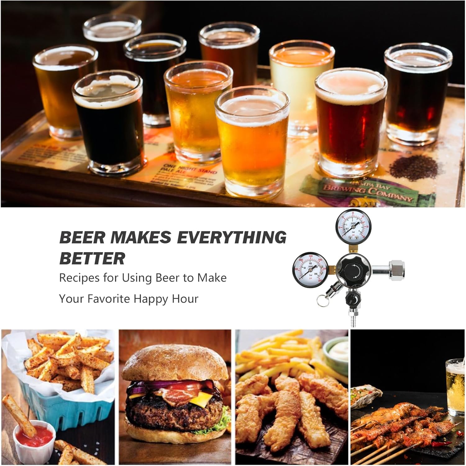 Riduttore di Pressione CO2 Doppio Manometro W21.8 - immagine 6