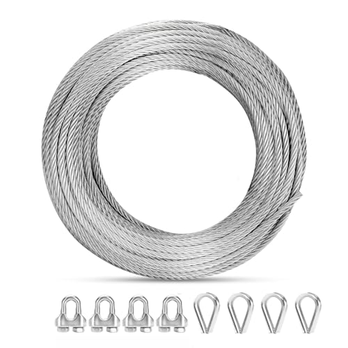 Hanured® Cavo Acciaio Inossidabile 15M Ø6 mm