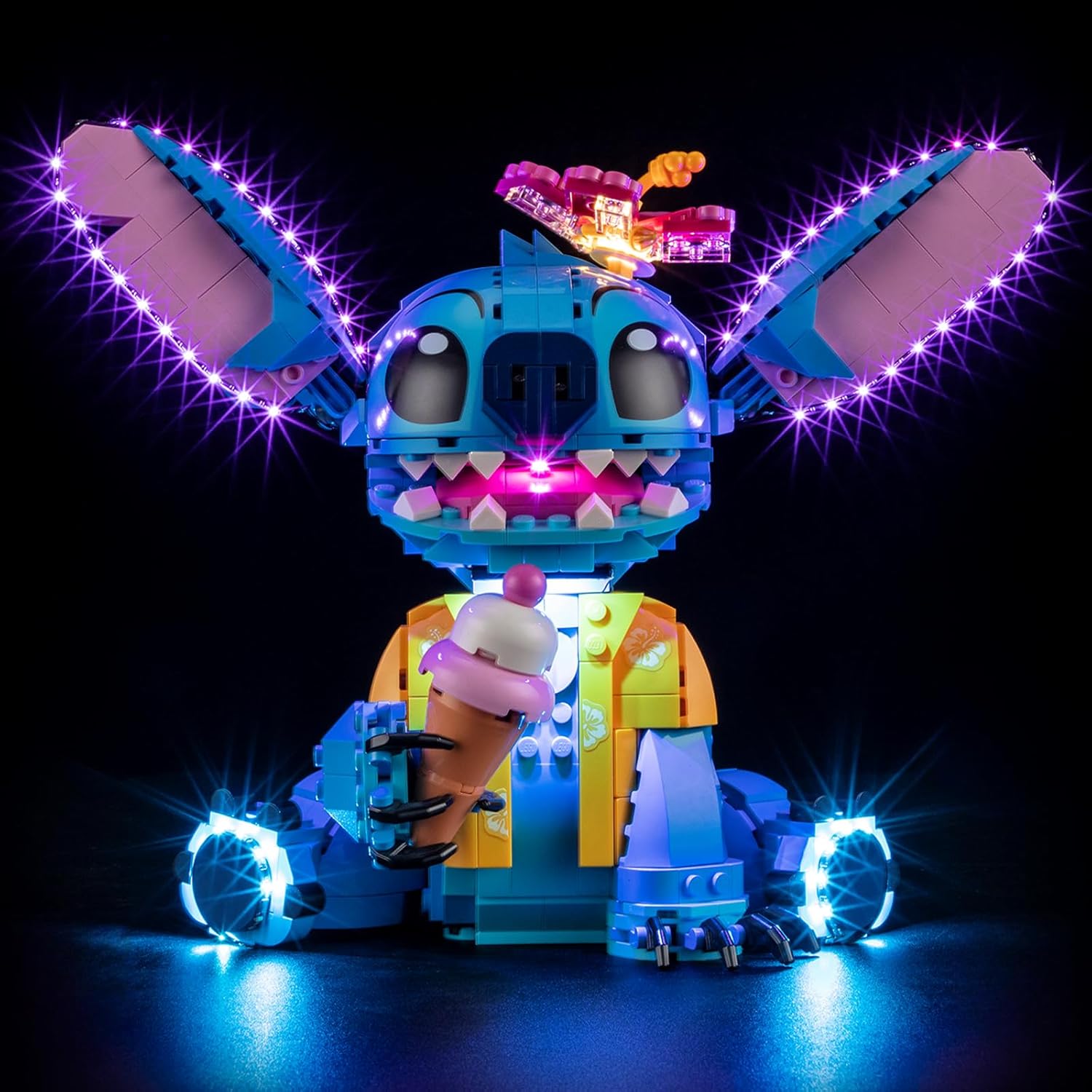 Yeabricks Kit Luci a LED per 43249 Disney Stitch - immagine 1