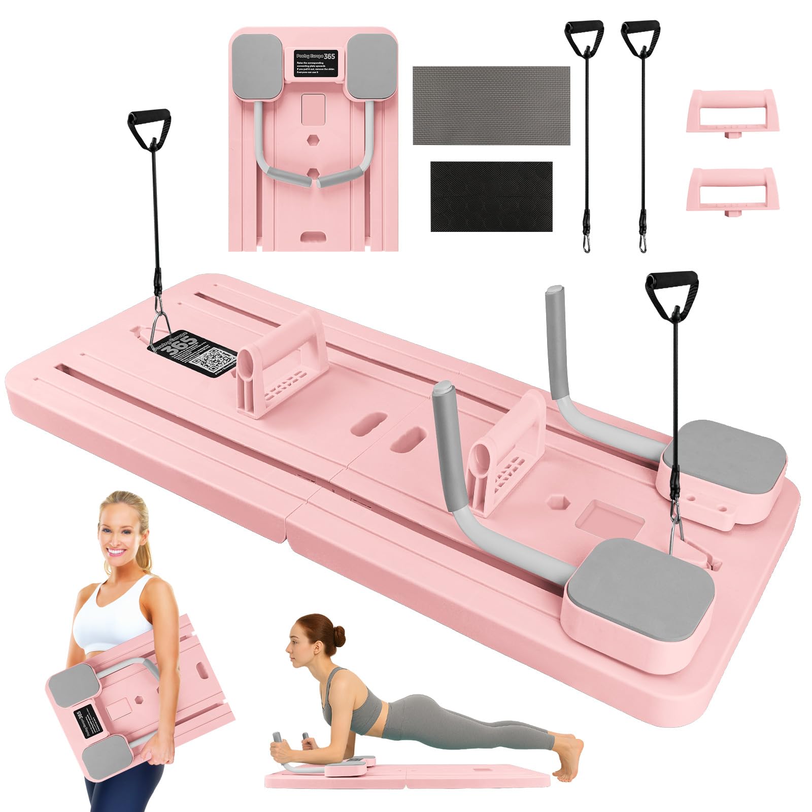 Wingfly Tavola Pilates Pieghevole 5 in 1 con Contatore LED