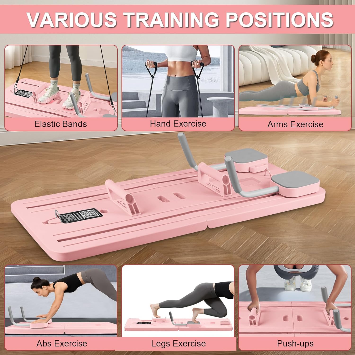 Wingfly Tavola Pilates Pieghevole 5 in 1 con Contatore LED - immagine 3