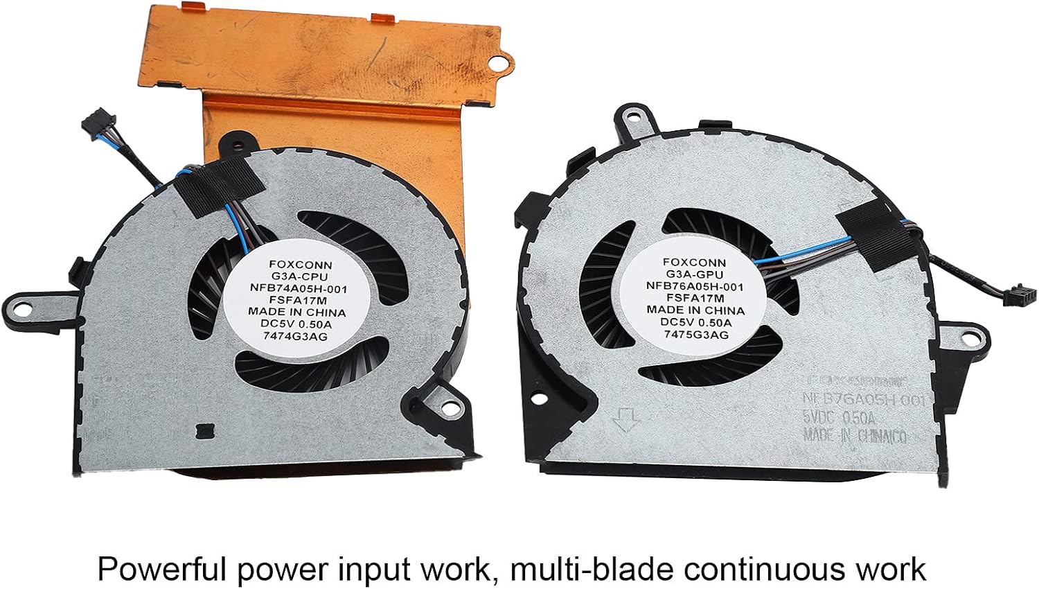 Ventola CPU 4 Pin (2pz) per OMEN 15‑ce/17‑an - immagine 2