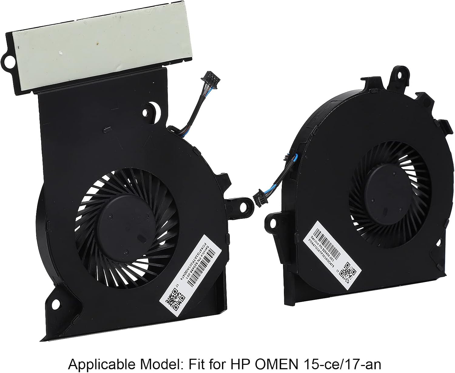 Ventola CPU 4 Pin (2pz) per OMEN 15‑ce/17‑an - immagine 3