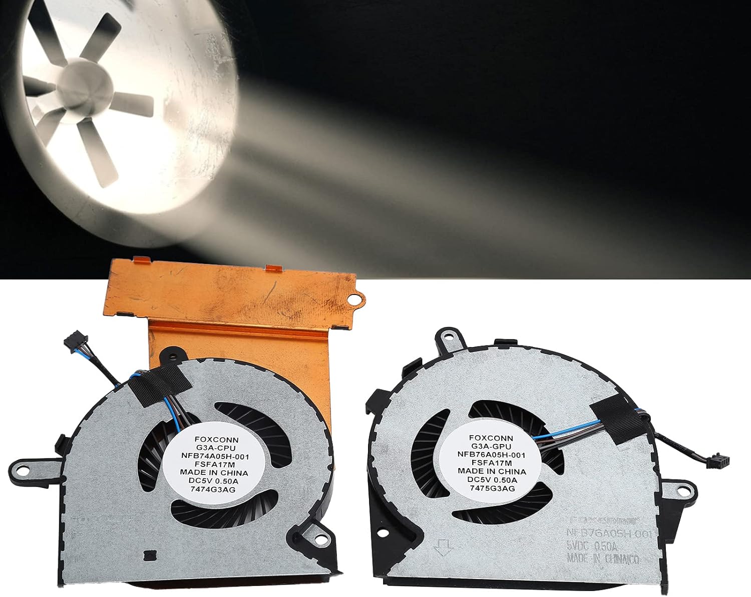 Ventola CPU 4 Pin (2pz) per OMEN 15‑ce/17‑an - immagine 5