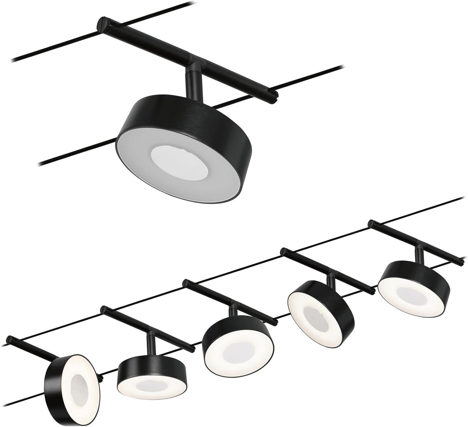 Paulmann 94479 - Kit Base LED 5x5W, Nero Opaco - immagine 4