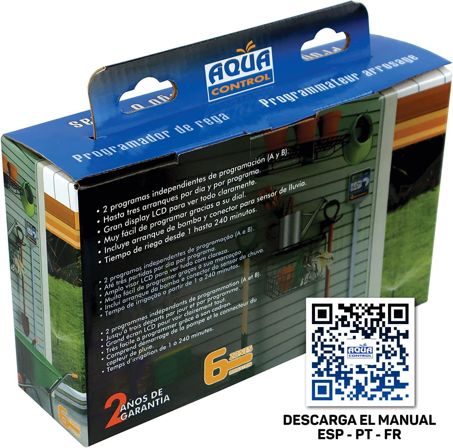 Aqua Control - Programmatore Irrigazione Automatica 6 Zone - immagine 3