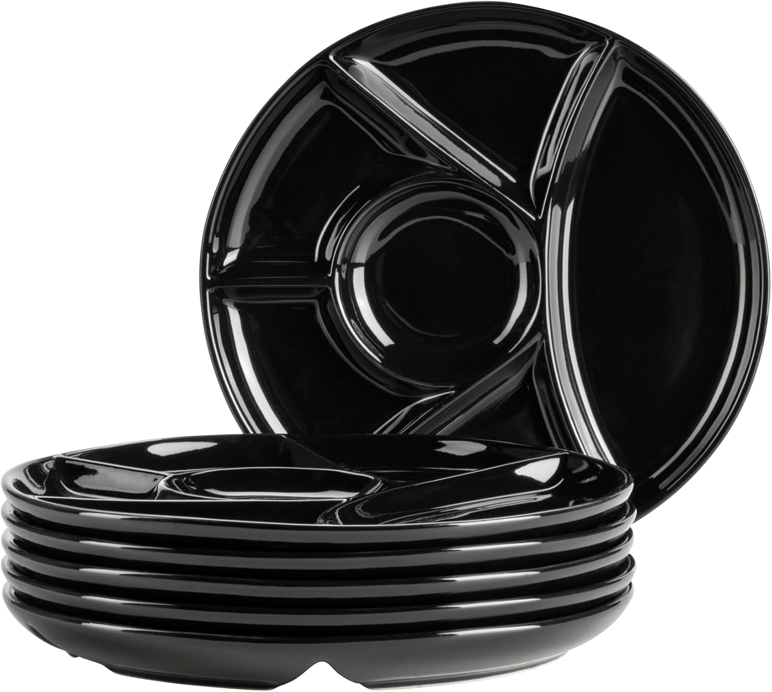 Mäser Set Piatti da Fonduta per 6 Persone, Nero - immagine 1