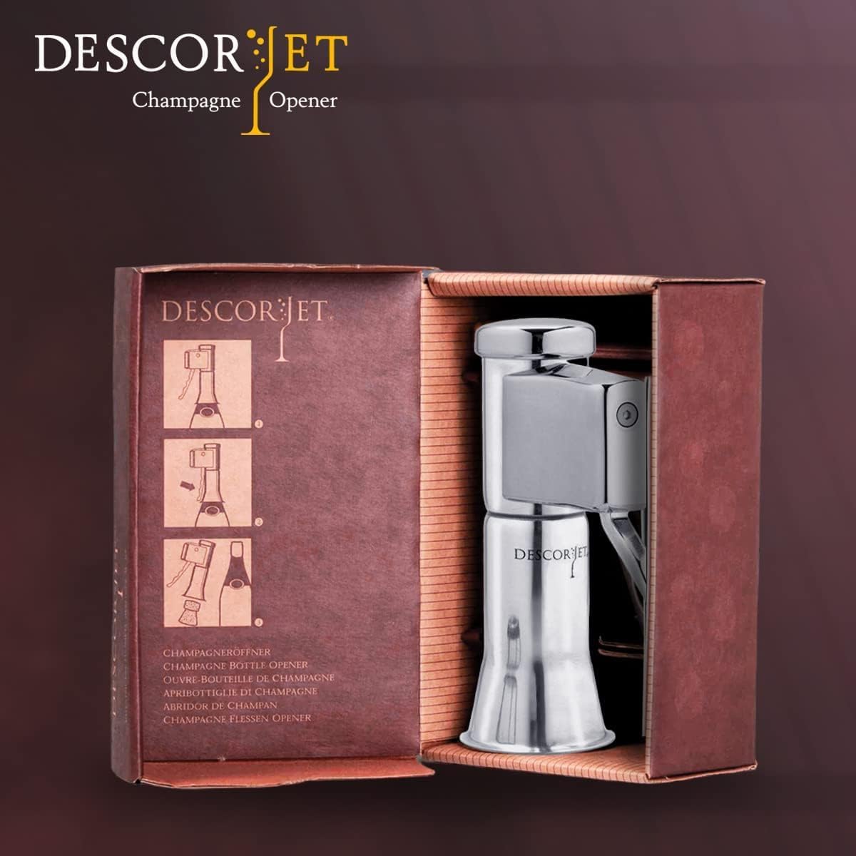 Descorjet Champagne Cavatappi Professionale Originale - immagine 2