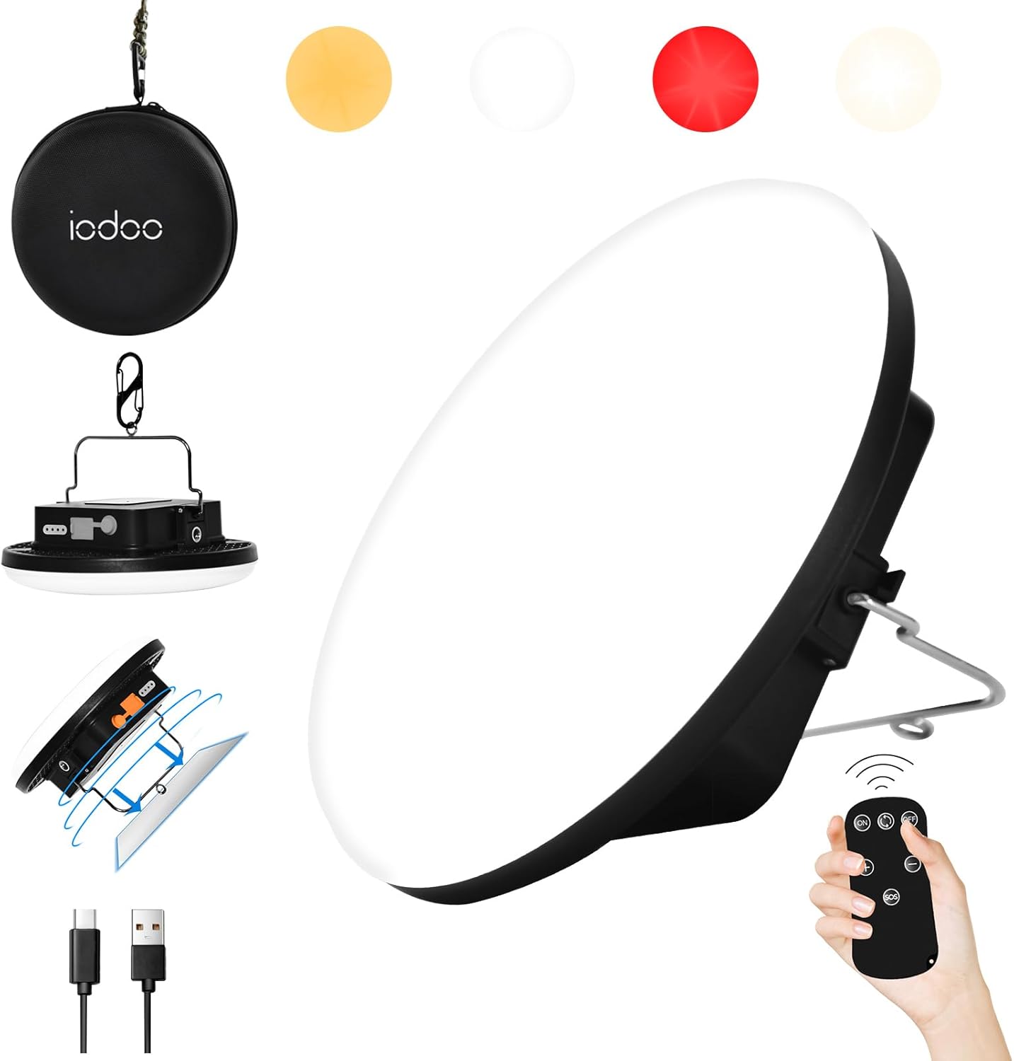 Torcia LED Ricaricabile 2500 Lumen / 16500 mAh - immagine 1