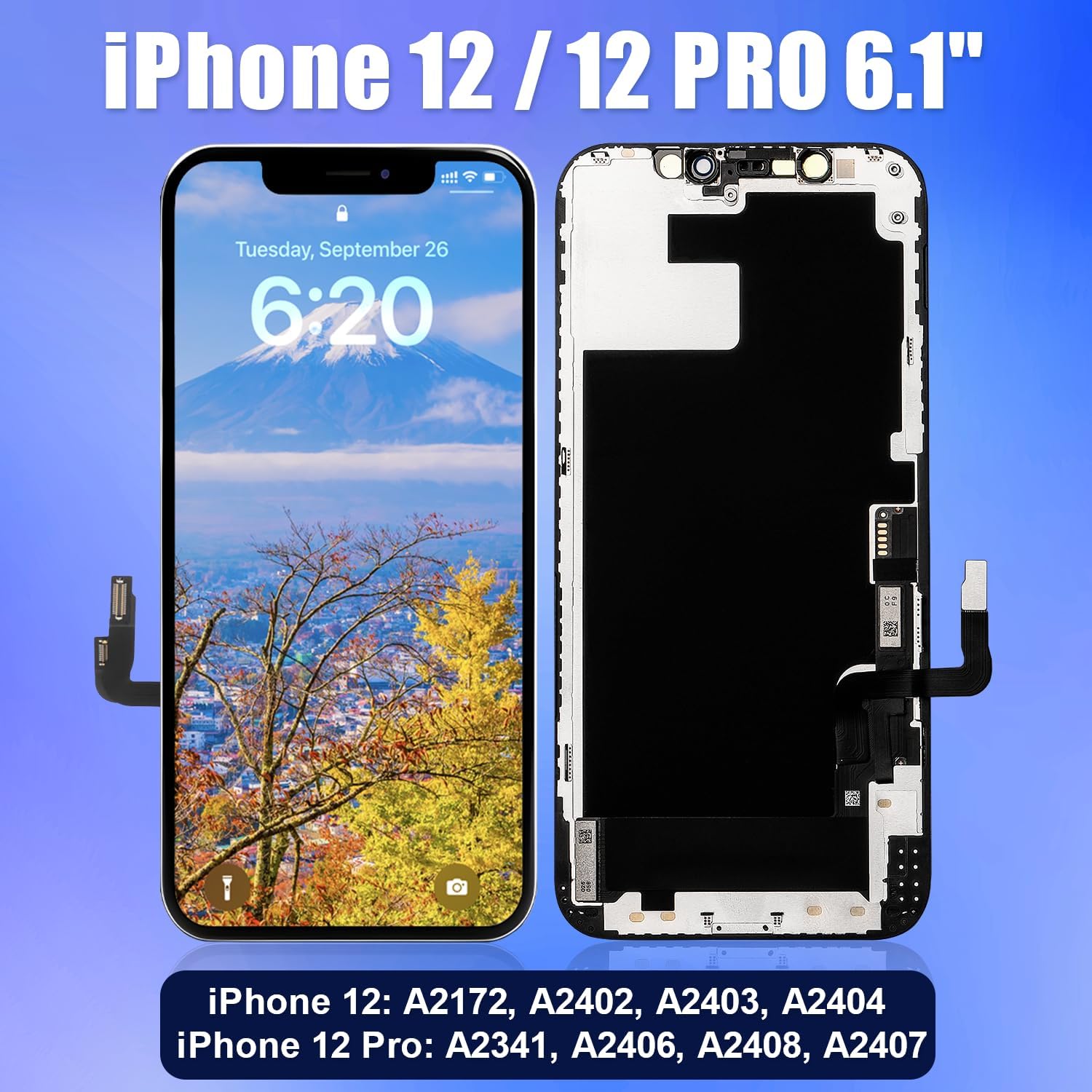 Brinonac Display per iPhone 12/12 PRO - Schermo LCD - immagine 2