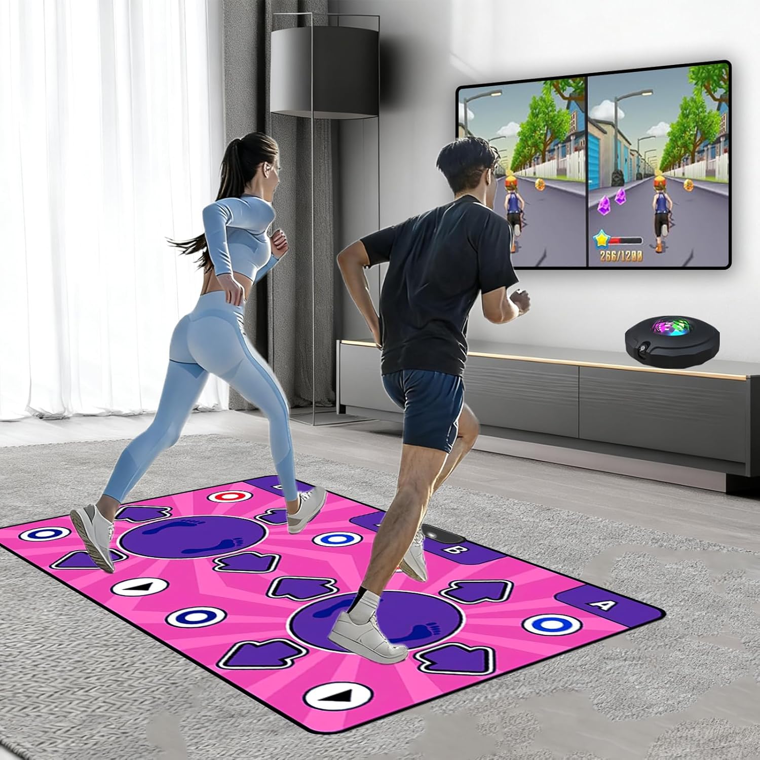 KIRJAUDU Tappeto da Ballo Elettronico AR per TV - immagine 2