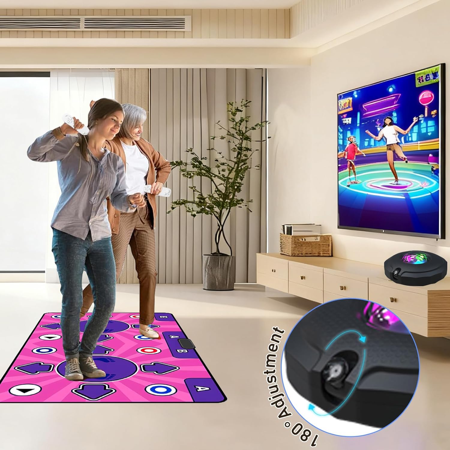 KIRJAUDU Tappeto da Ballo Elettronico AR per TV - immagine 6