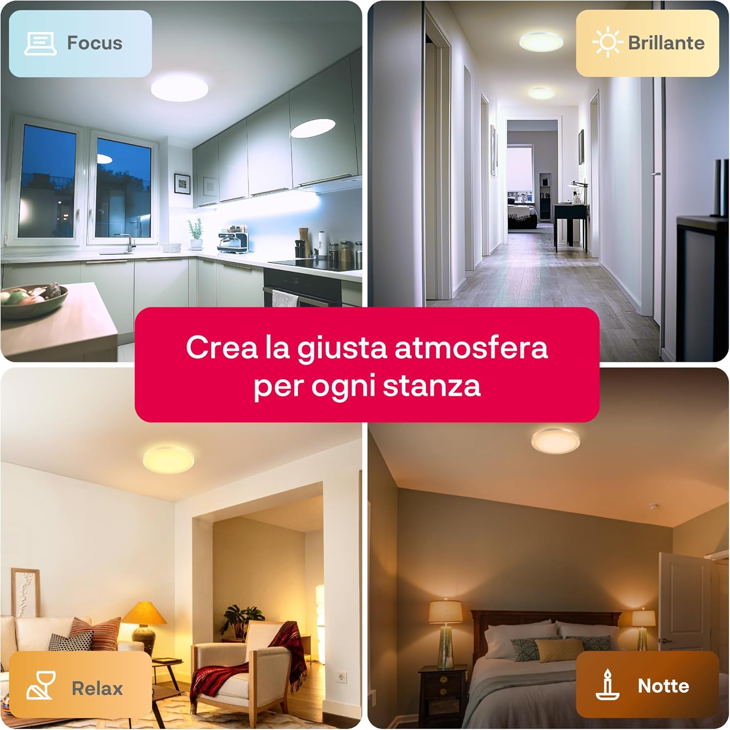 Innr Smart Plafoniera LED Soffitto Zigbee 30cm - immagine 4