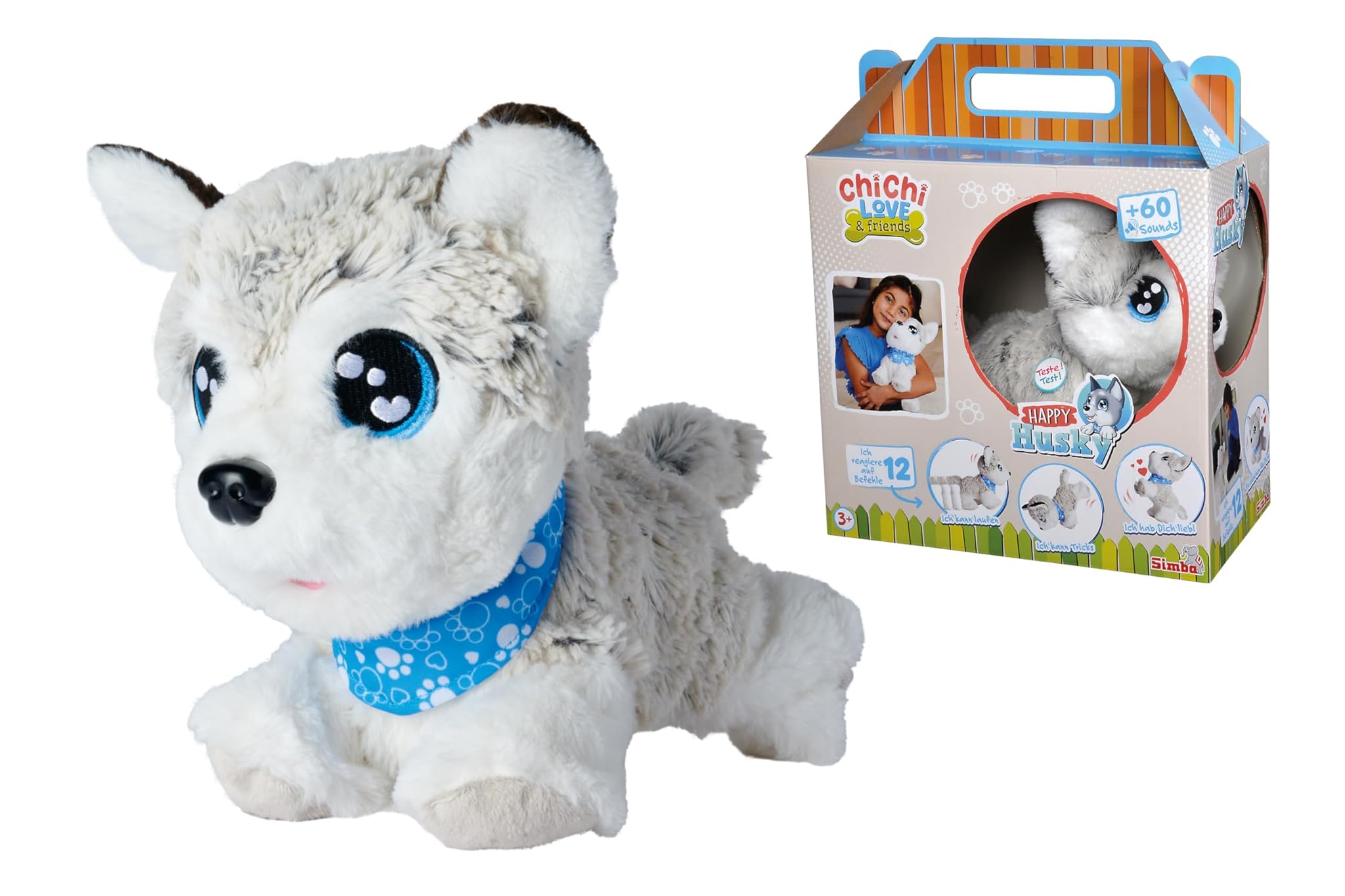 Simba Chi Chi Love Happy Husky - Peluche Interattivo