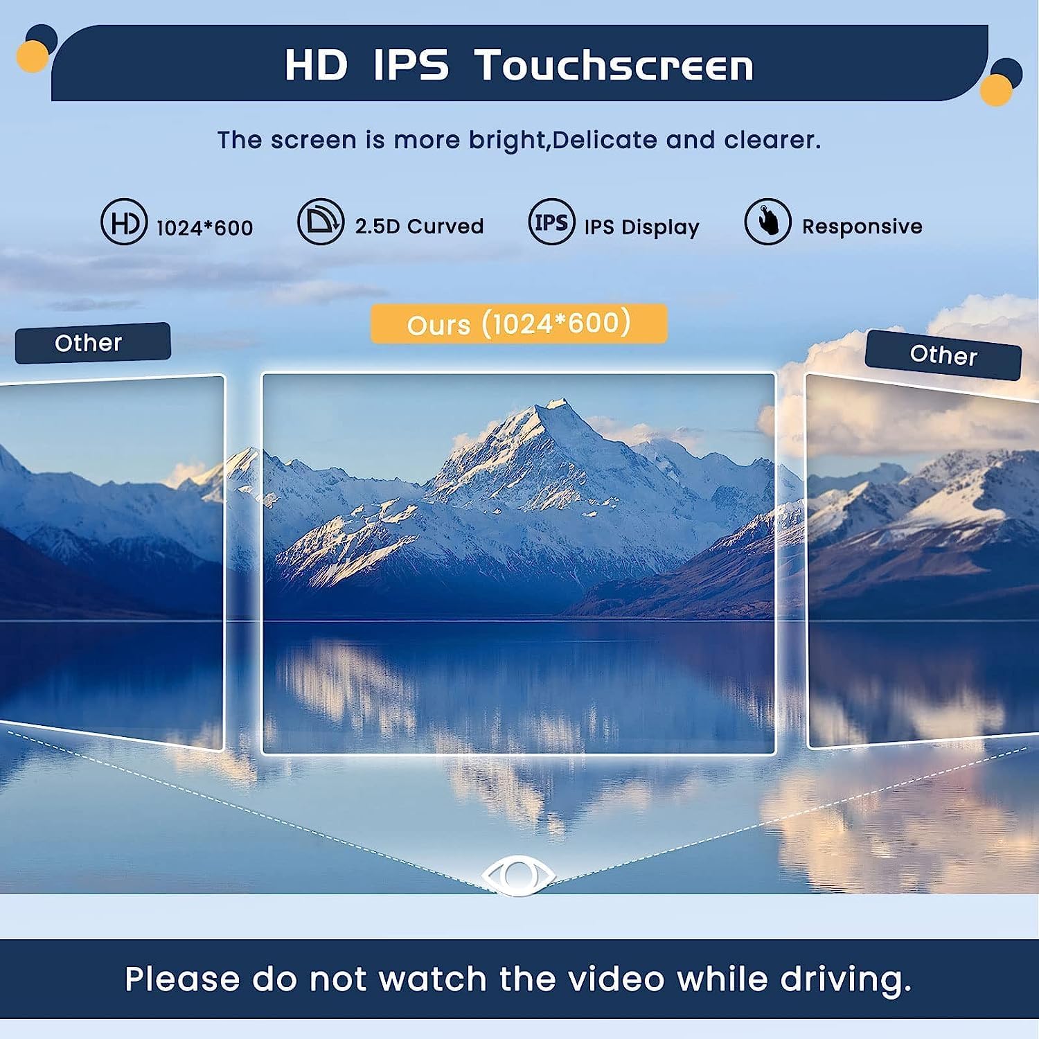 Hikity 1 Din Autoradio Carplay Wireless Android Auto - immagine 4