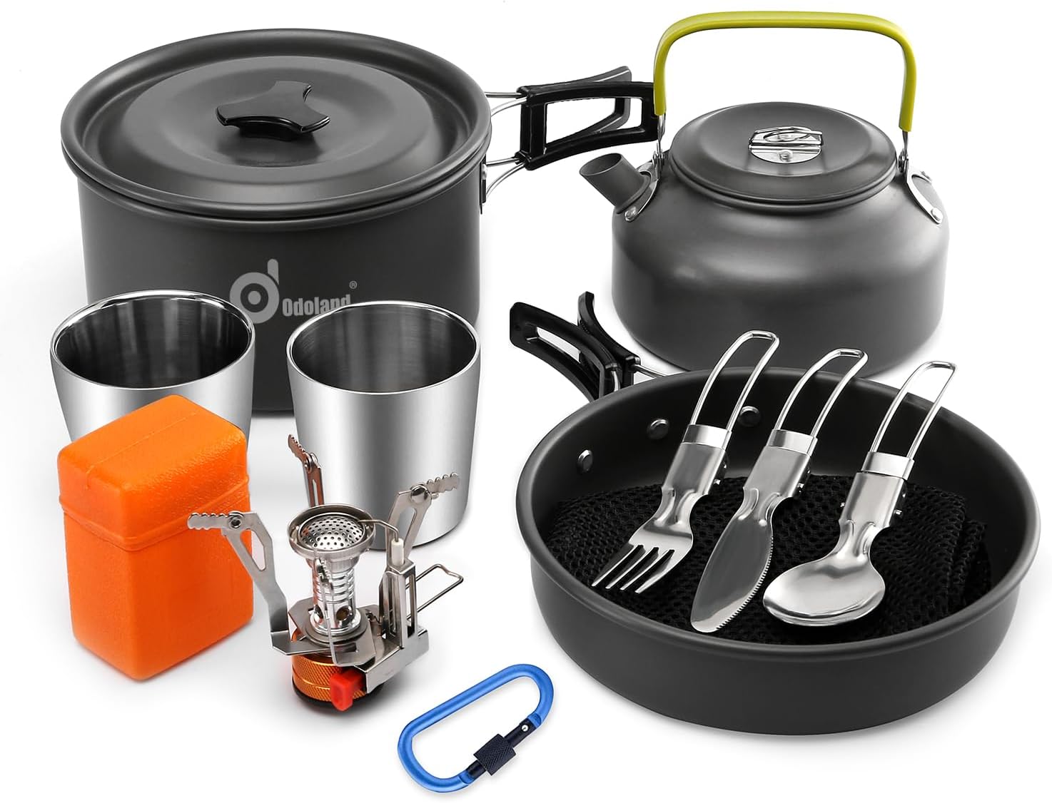 Odoland Set Pentole da Campeggio Leggero e Compatto - immagine 2