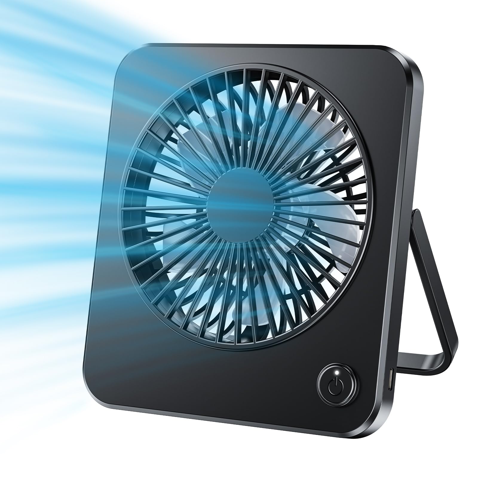 Jateka Mini Ventilatore USB da Scrivania, Nero