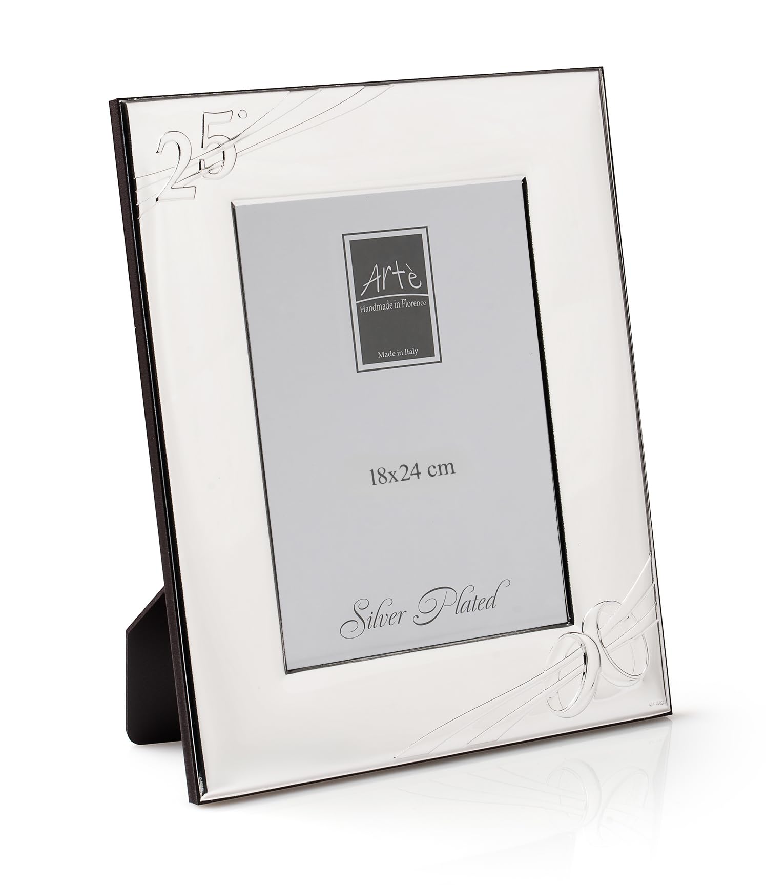 Arté Cornice 25° Anniversario Matrimonio 18x24, Silver