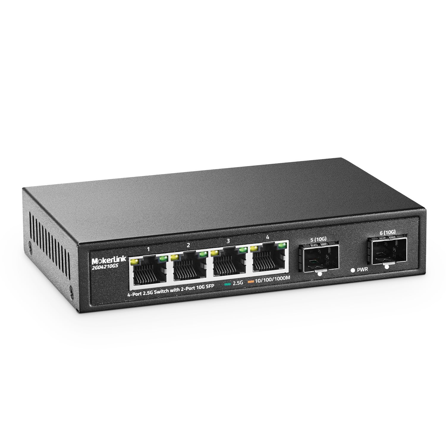 Mokerlink Switch Ethernet 4 Porte 2,5G con 2x10G SFP