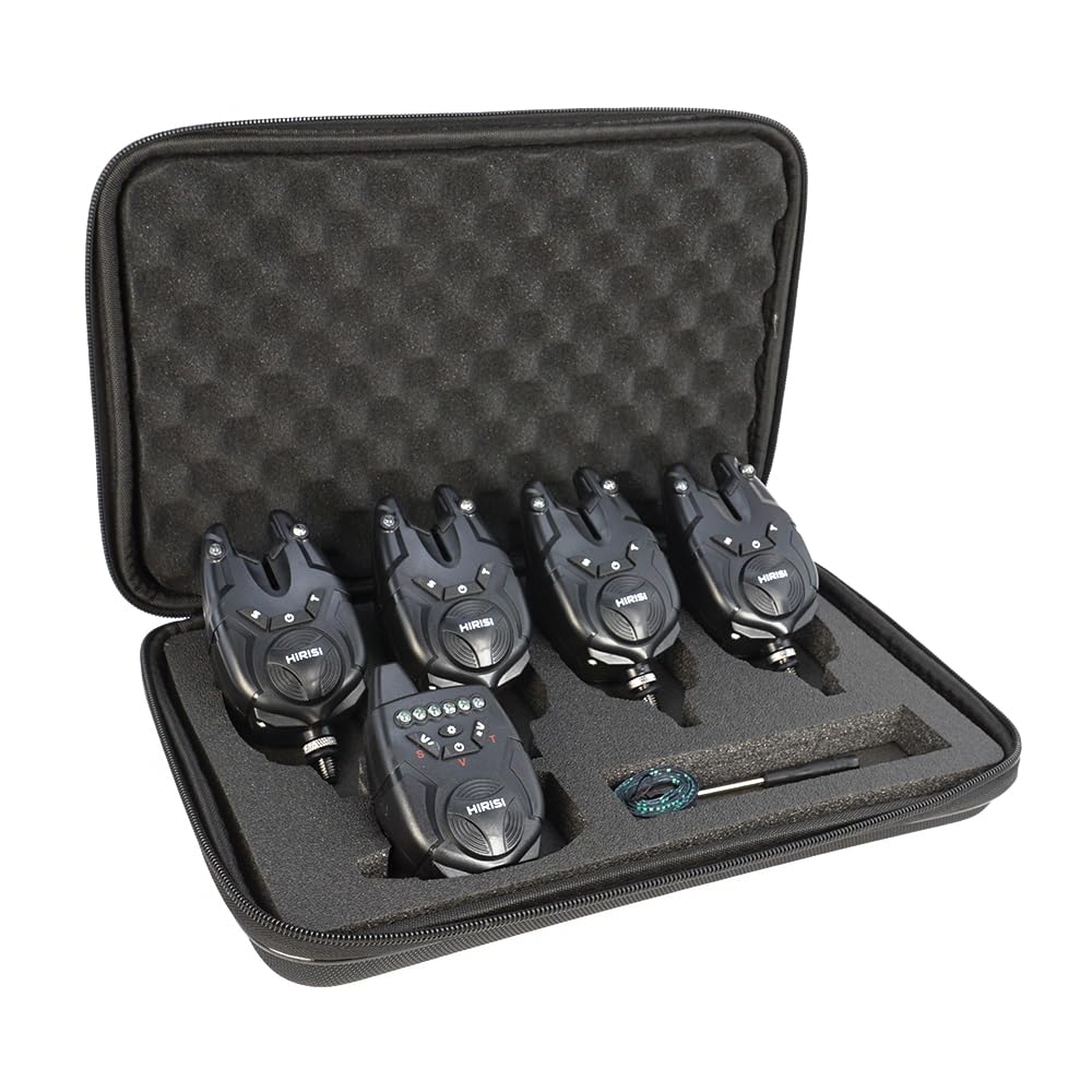 Hirisi Tackle Set Allarme Pesca con Radio 1+4