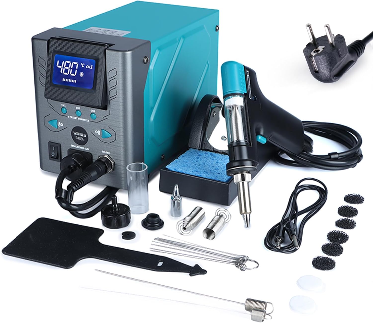 YIHUA Stazione di saldatura 948D-I con modalità sleep (spina UE)