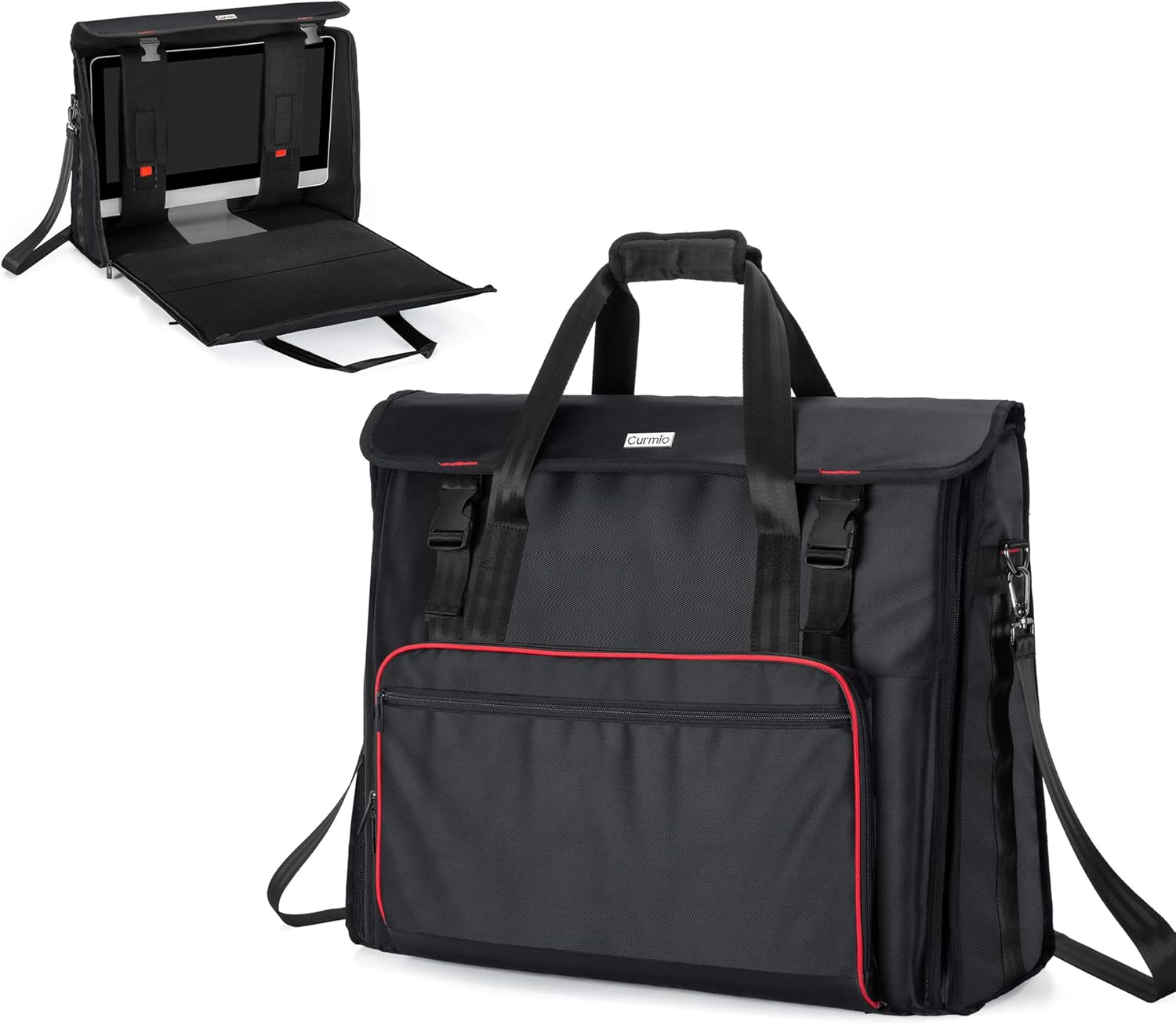 CURMIO Borsa da Viaggio per iMac 27 pollici, Nero - immagine 1