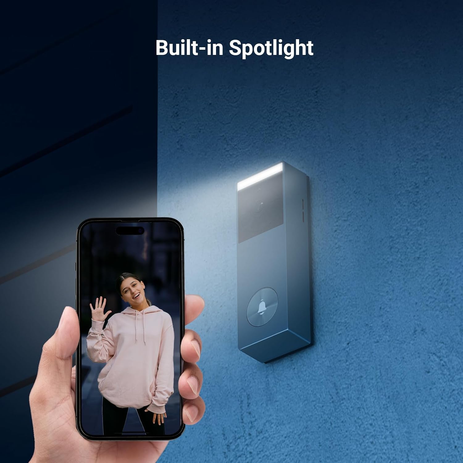 Ezviz CP3 Pro Video Campanello a Batteria WiFi 2K - immagine 4