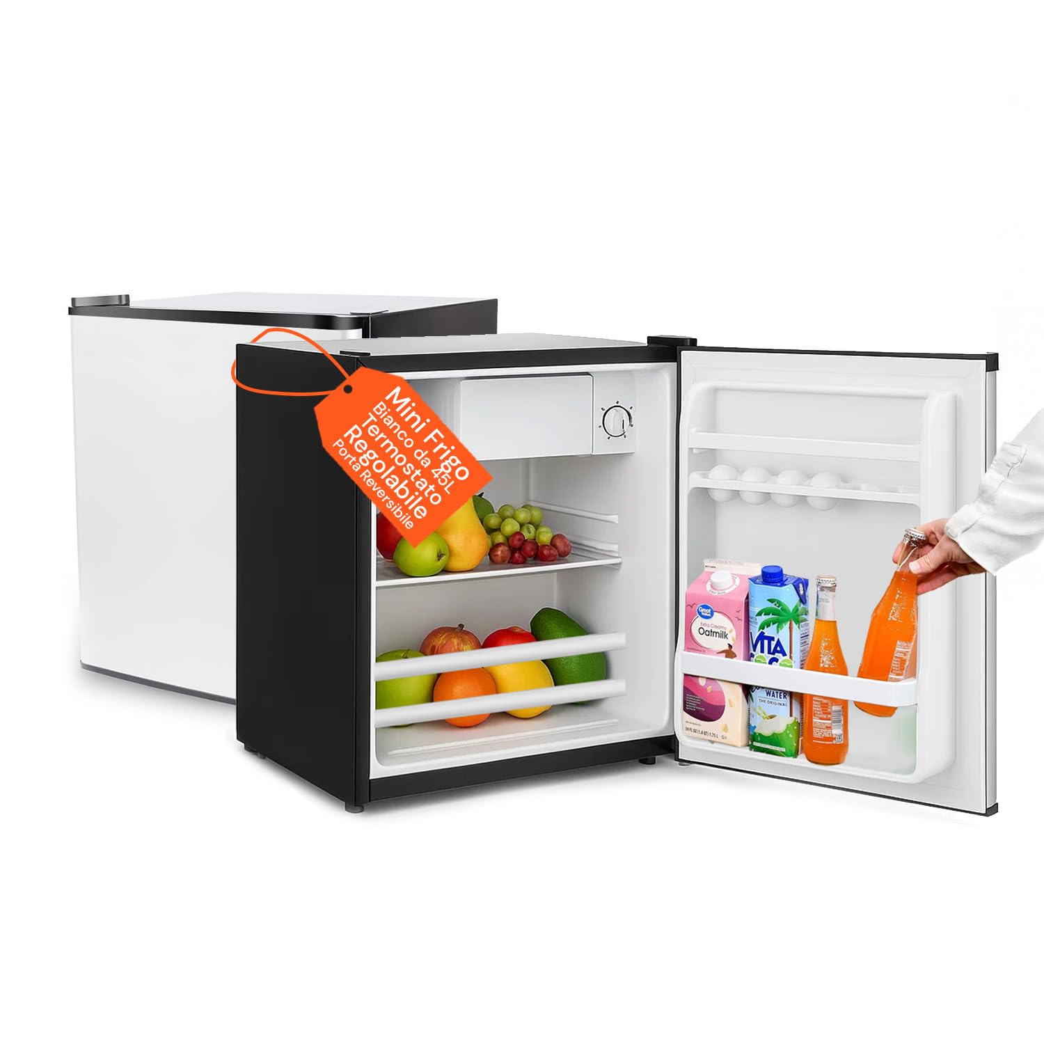 Avilia - Mini Frigo Compatto 45L, Bianco