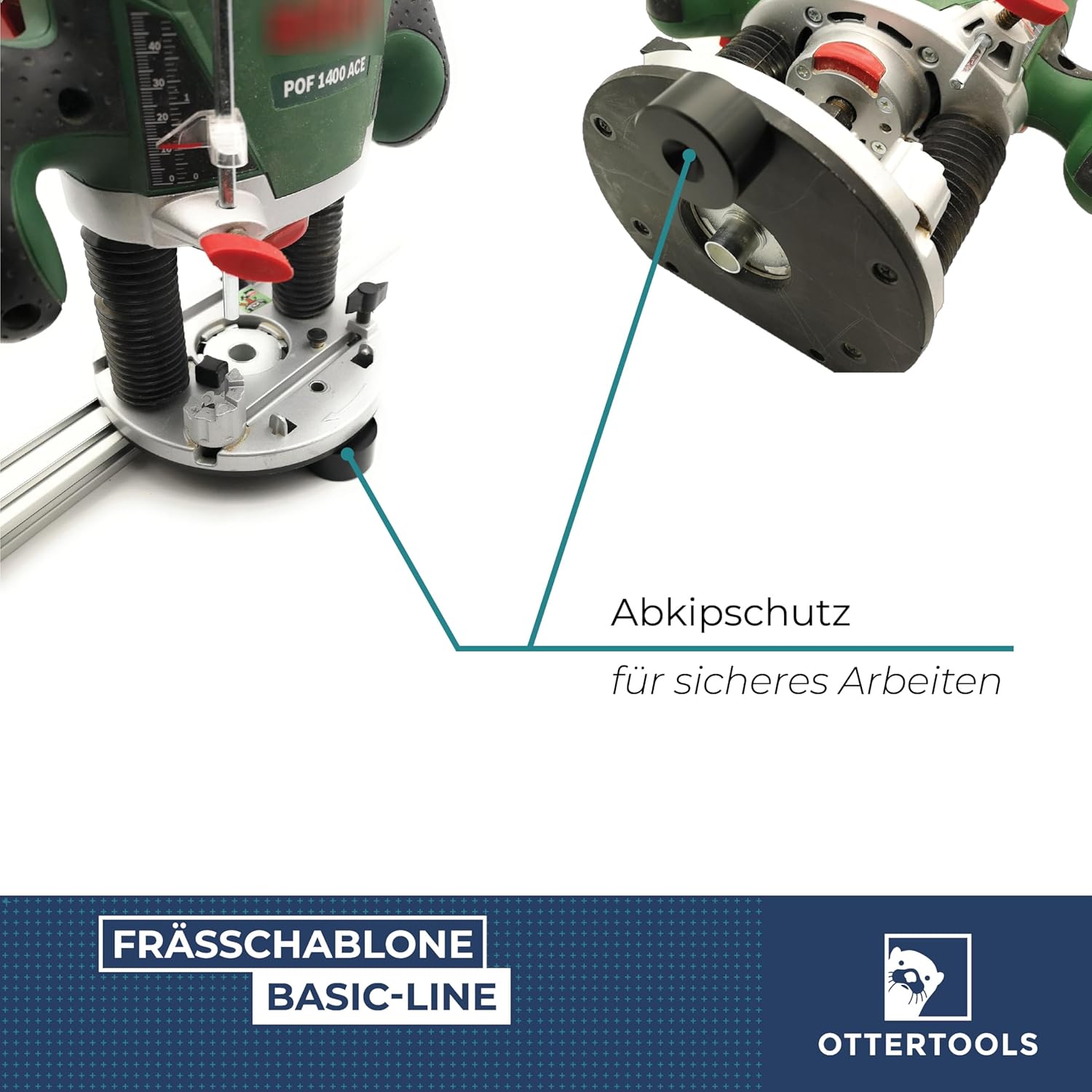 Ottertools Stencil di Fresatura Basic Line per Rettangoli - immagine 3