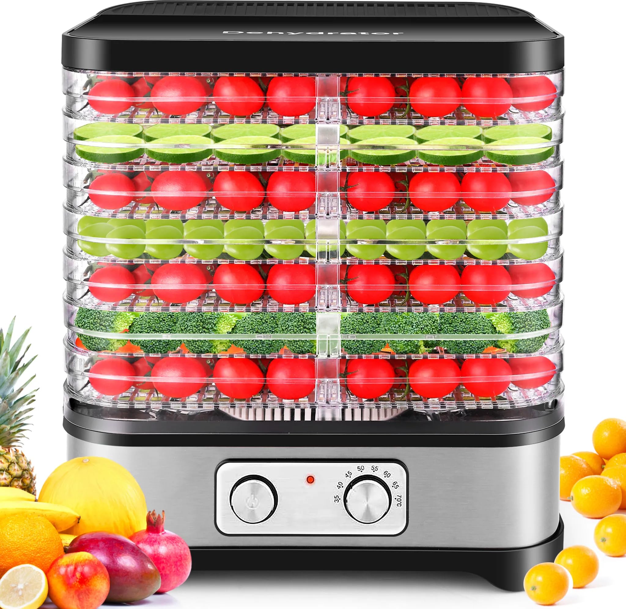 Nictemaw Essiccatore Disidratatore con 8 Vassoi, 400W