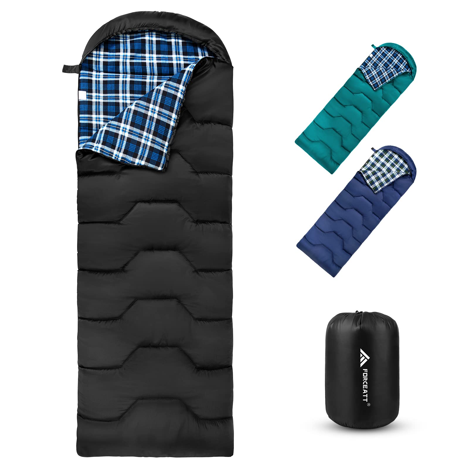 Forceatt Sacco a Pelo 4 Stagioni -8°C-15°C