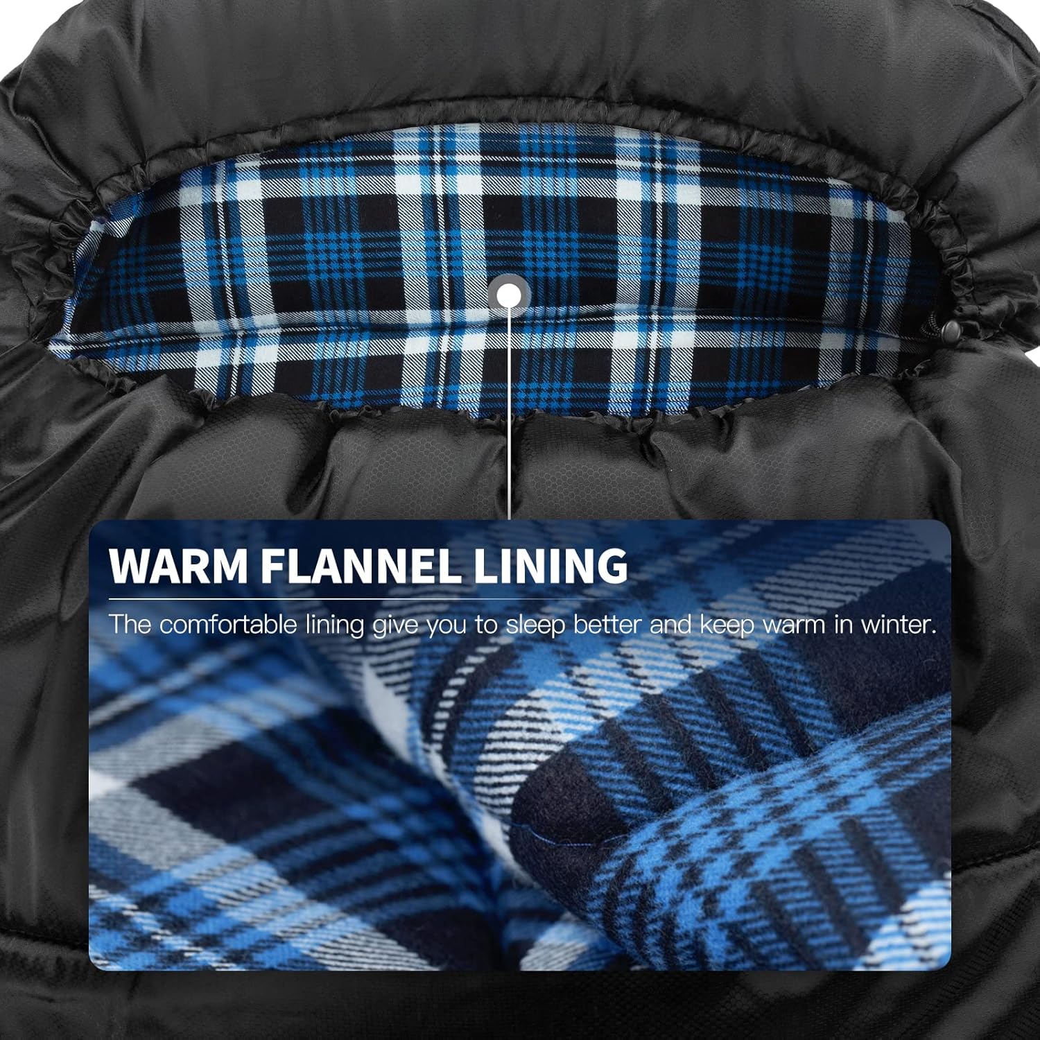 Forceatt Sacco a Pelo 4 Stagioni -8°C-15°C - immagine 3