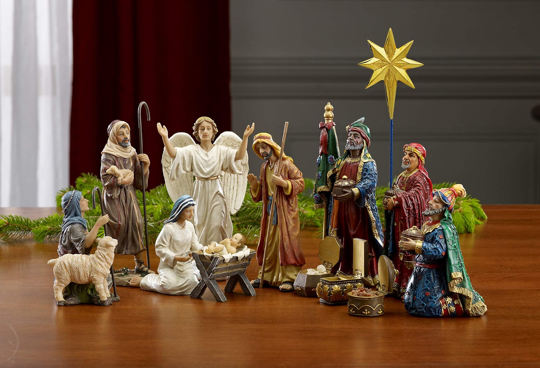 Three Kings Gifts - Cifre Real Life Nativity 17,8 cm