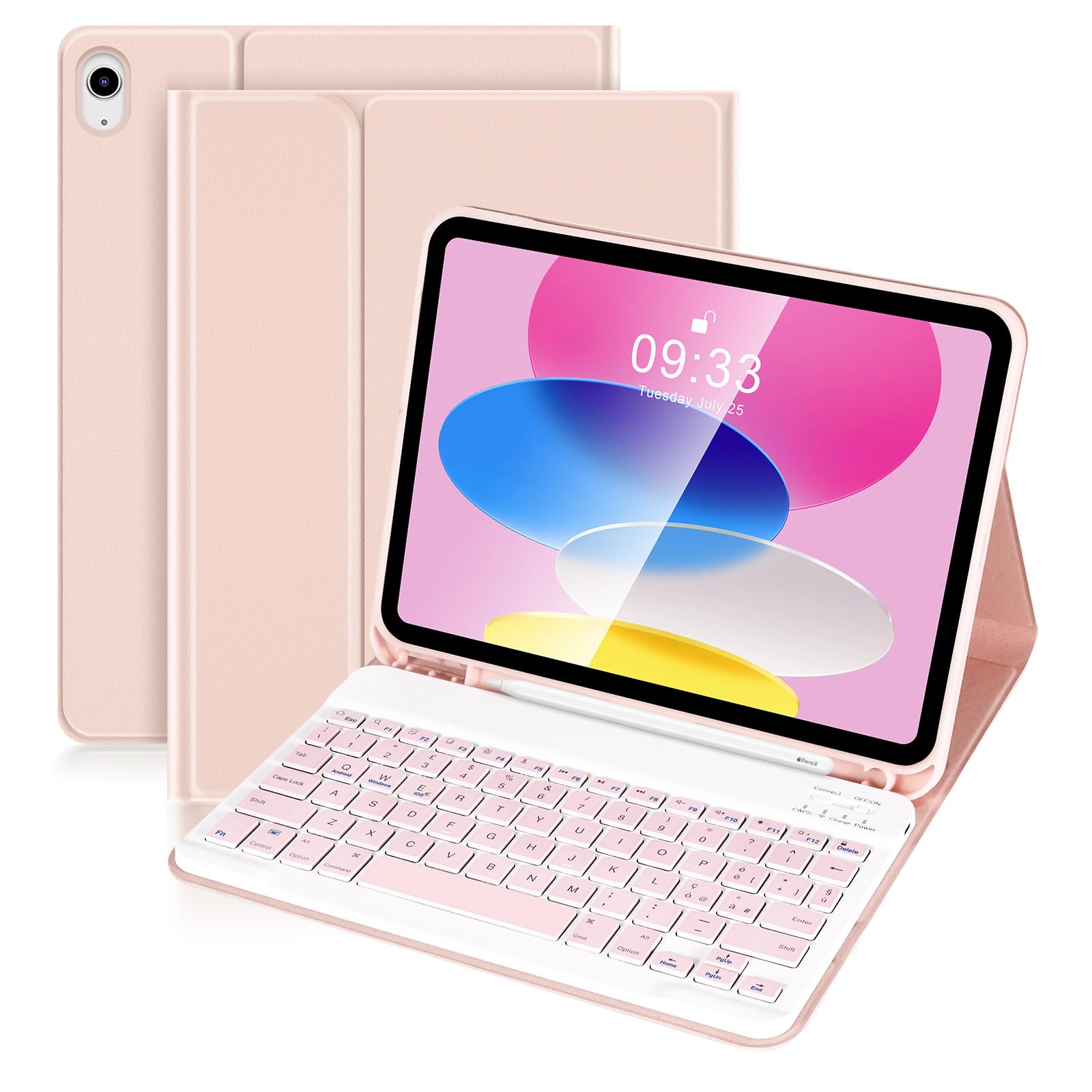 Soppy Custodia Tastiera Bluetooth per iPad 11 Pollici