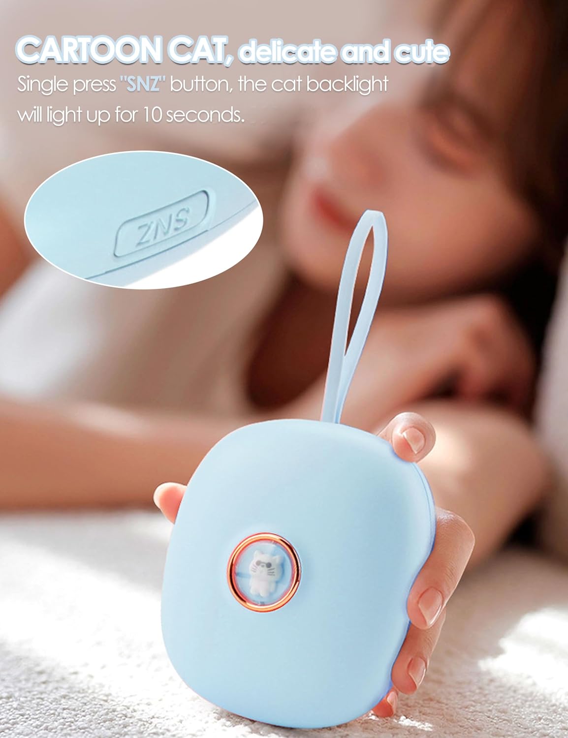 Dpofirs Sveglia per Sordi con Effetto Vibrazione - immagine 3