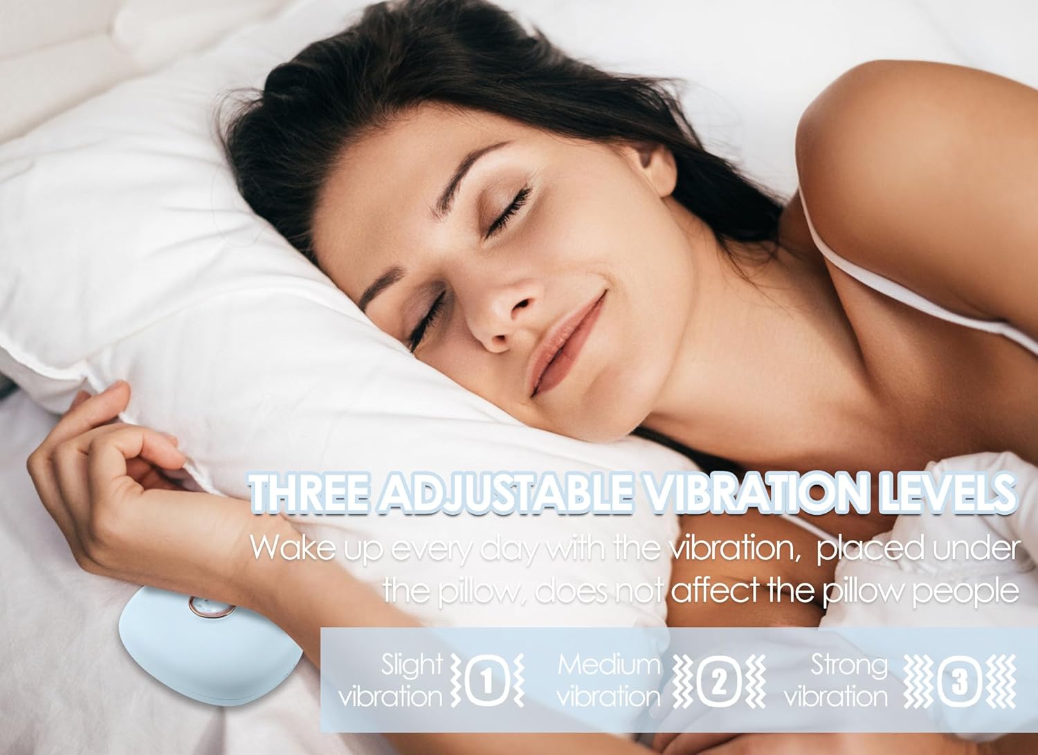 Dpofirs Sveglia per Sordi con Effetto Vibrazione - immagine 5