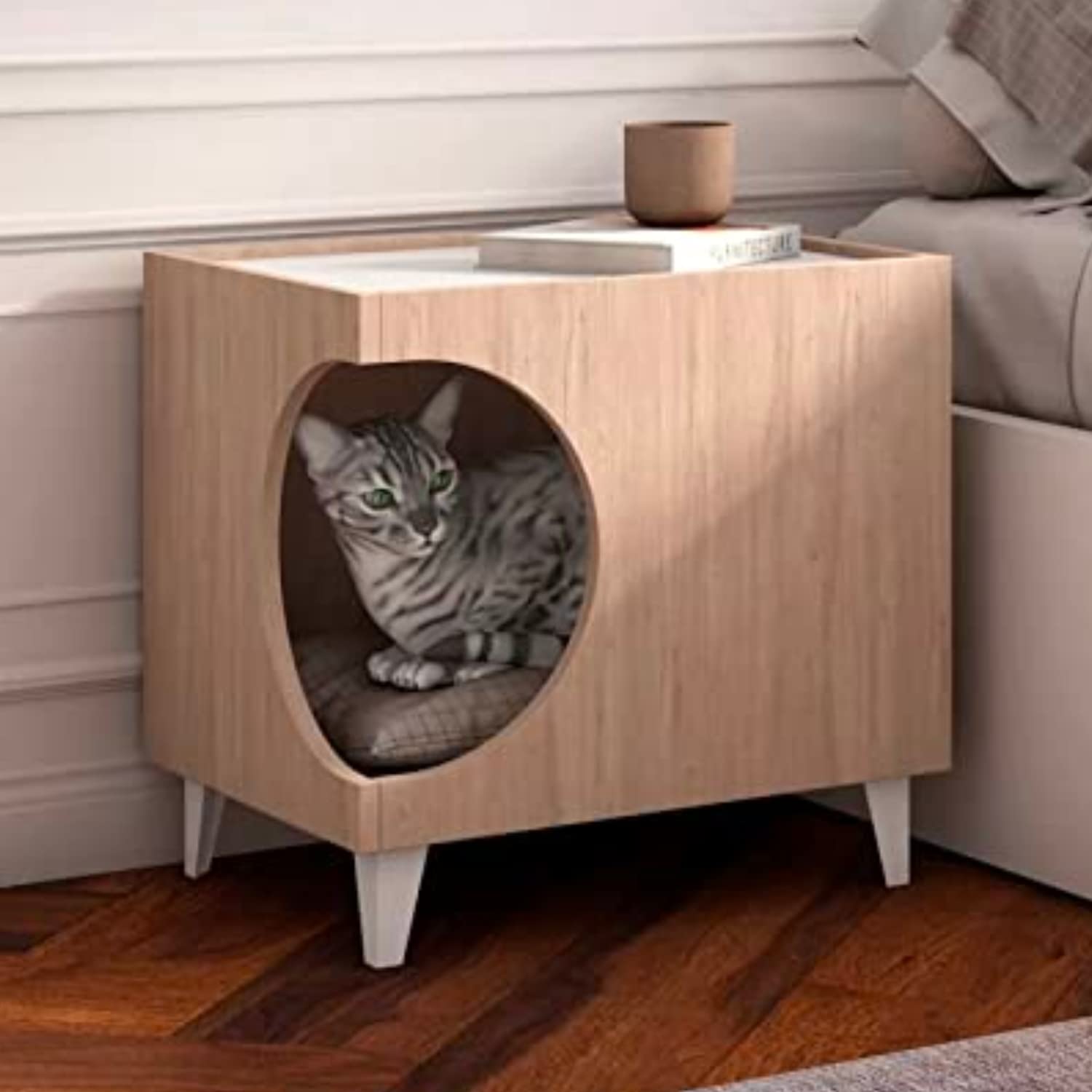 Skraut Home Tavolino per Animali Ellie, Brown