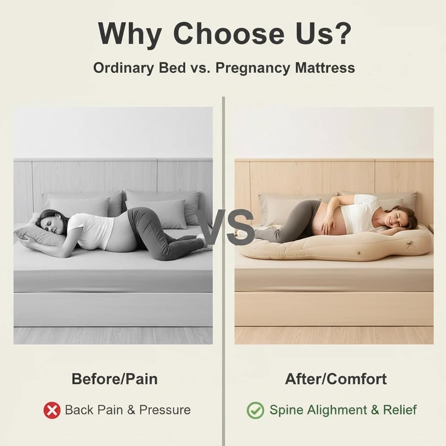 Cuscino Gonfiabile per Gravidanza con Apertura Addominale - immagine 3