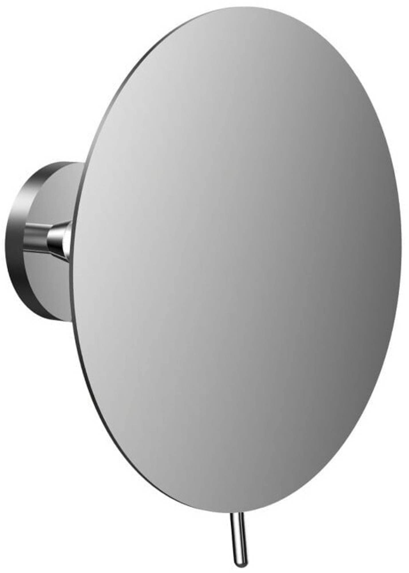 Emco Specchio cosmetico rotondo con ingrandimento 3x, cromato, 22,5 x 10,3 cm