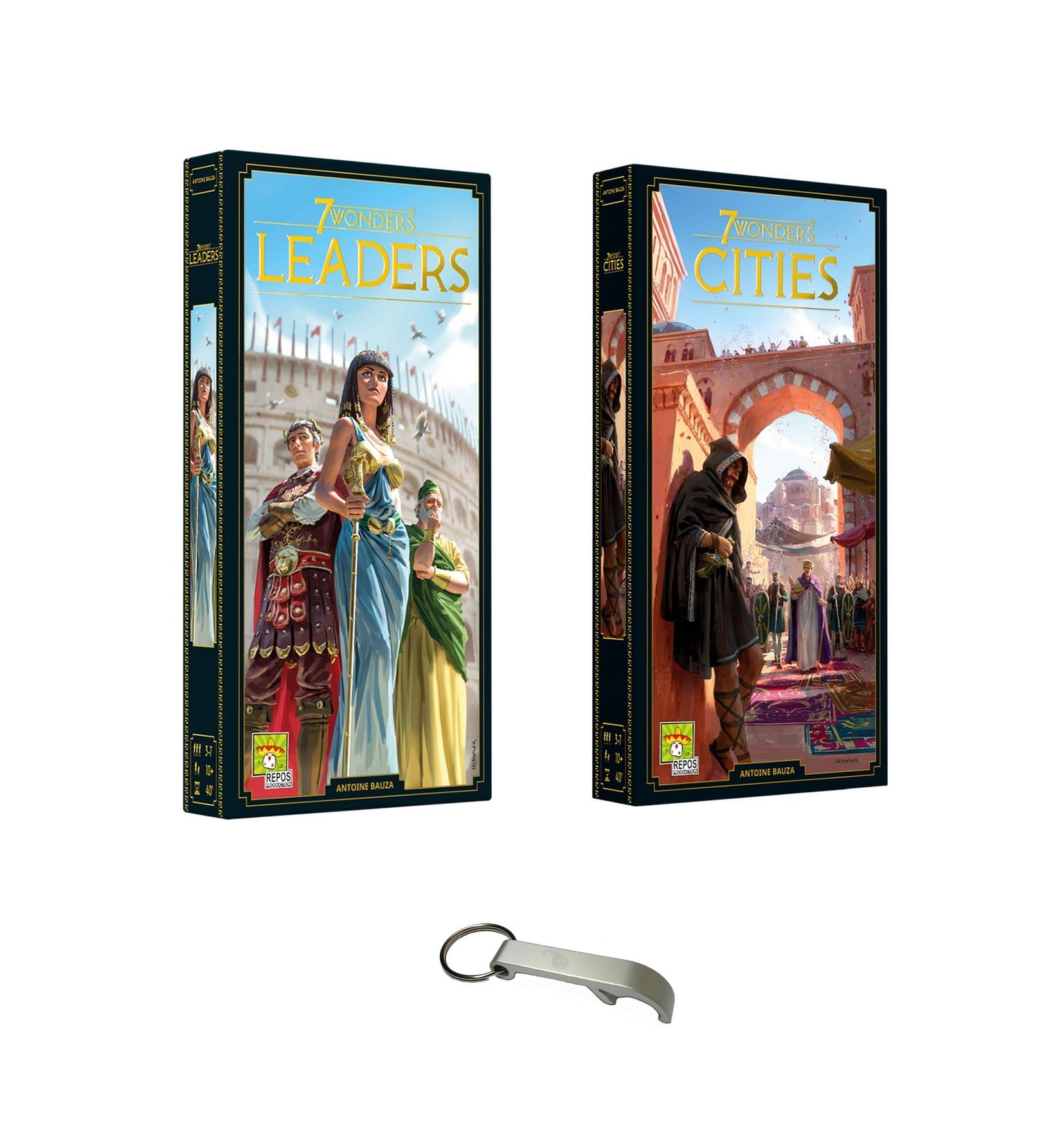 Set Seven Wonders - 2 Estensioni Leader + Città