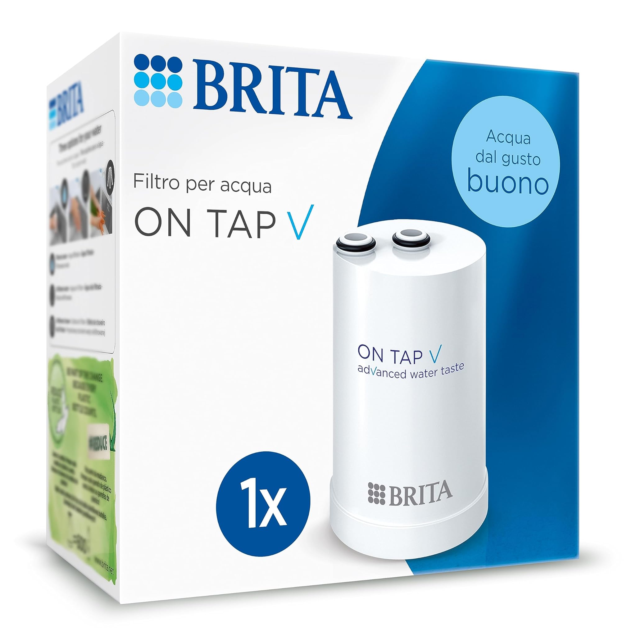 Brita Filtro Acqua Rubinetto ON TAP V (4 mesi)
