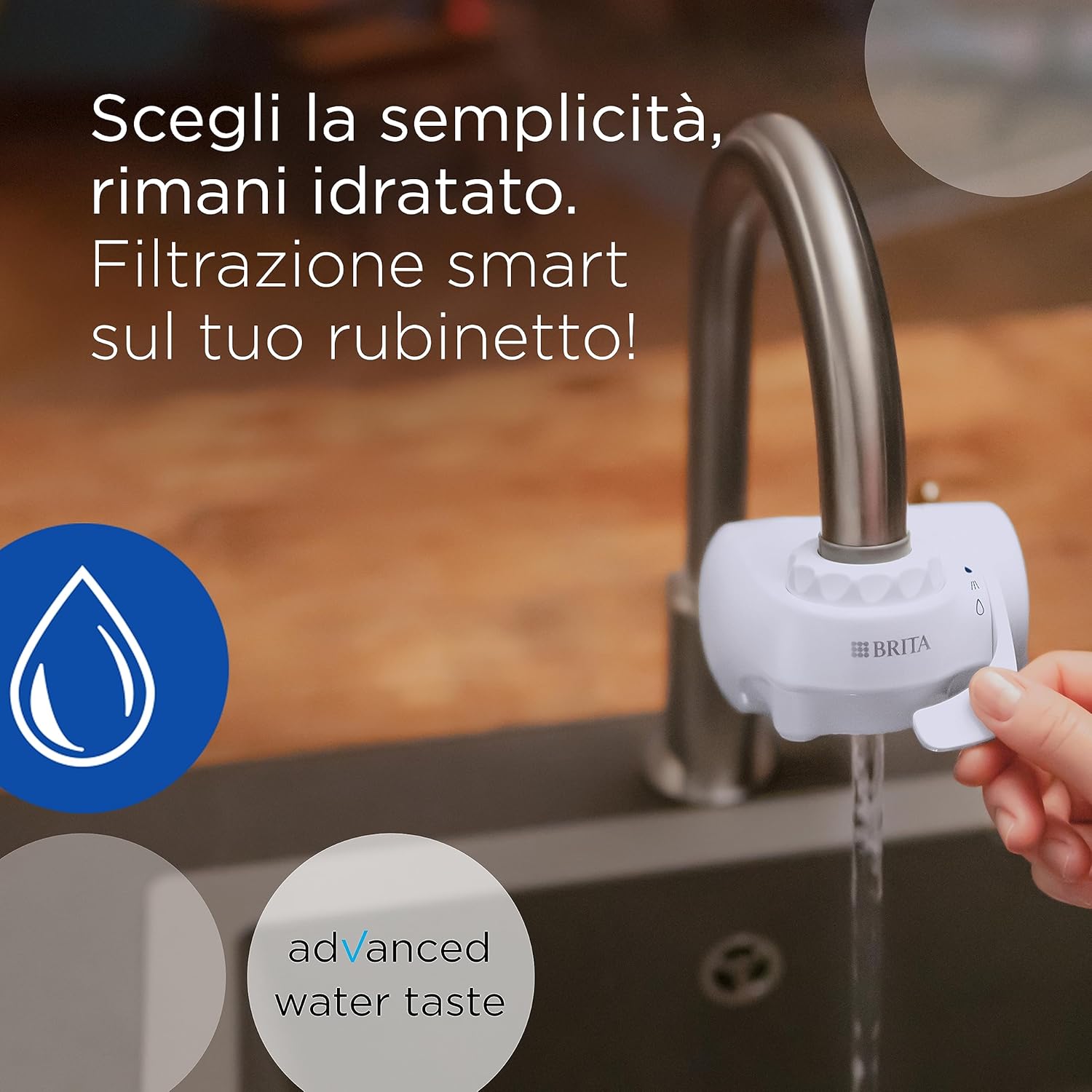 Brita Filtro Acqua Rubinetto ON TAP V (4 mesi) - immagine 2