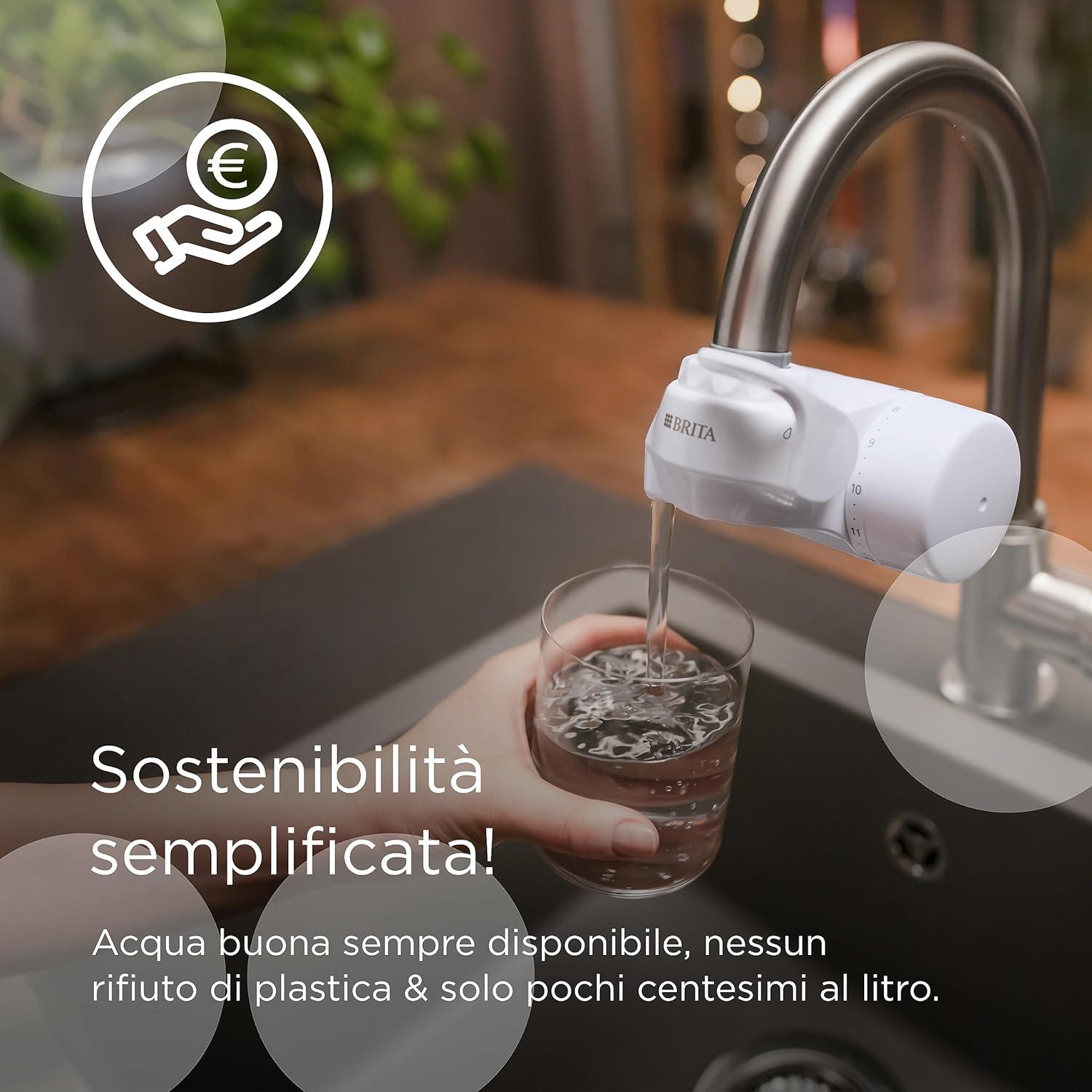 Brita Filtro Acqua Rubinetto ON TAP V (4 mesi) - immagine 7