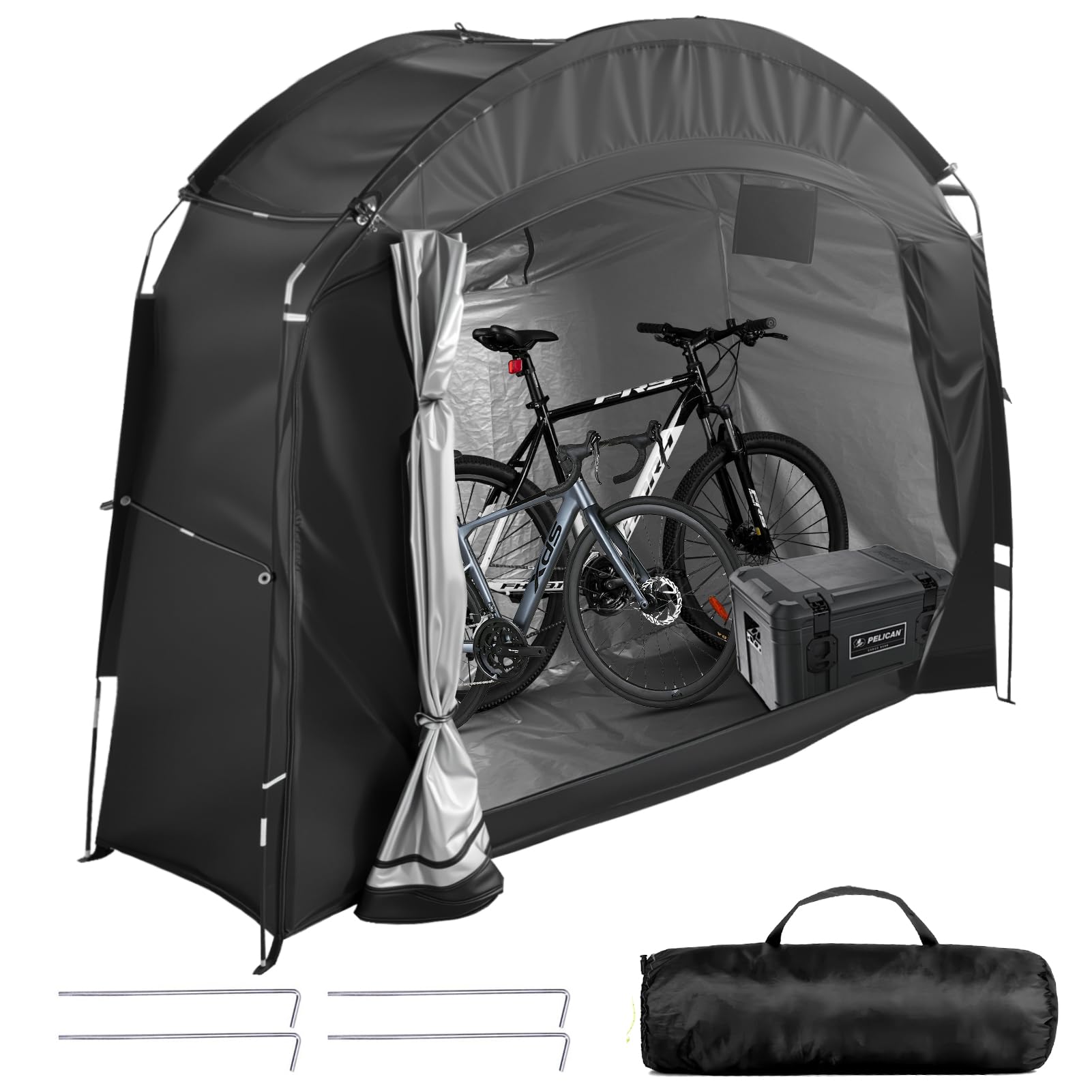 Tenda Garage per 2 Biciclette Oxford 210D