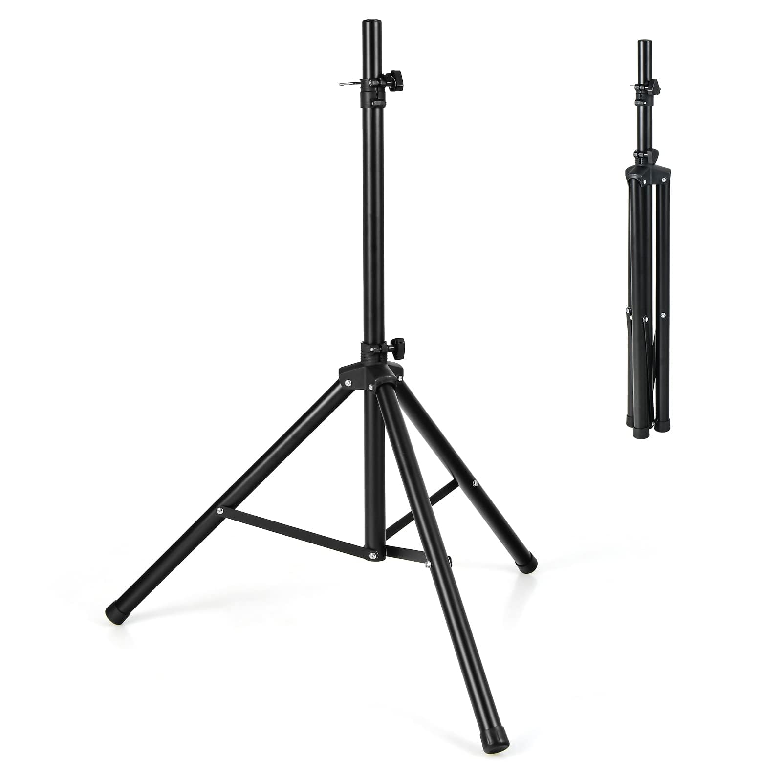 Fantask Treppiede per Boxe/Altoparlanti, Nero