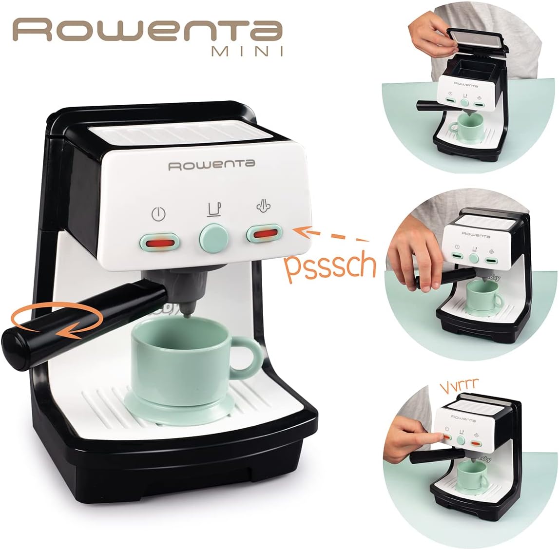 Smoby Rowenta Espresso - Macchina da Caffè Giocattolo - immagine 2
