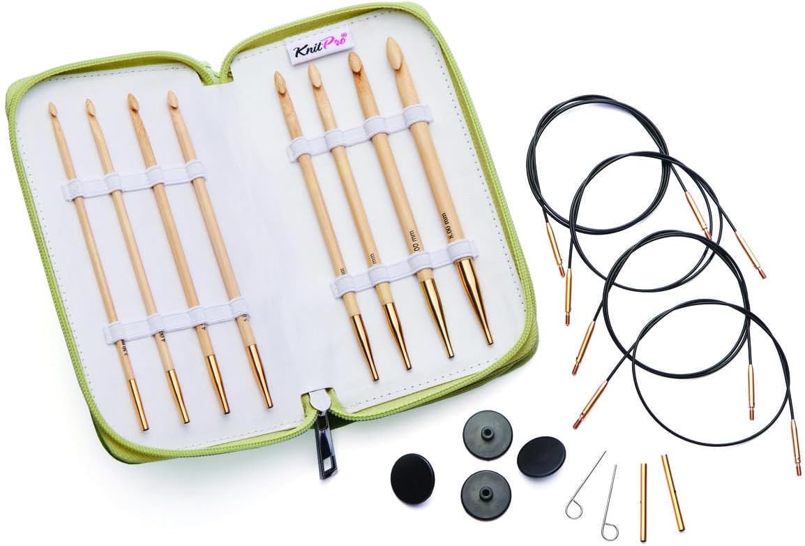 Knitpro Set Ferri Uncinetto Tunisino Intercambiabili